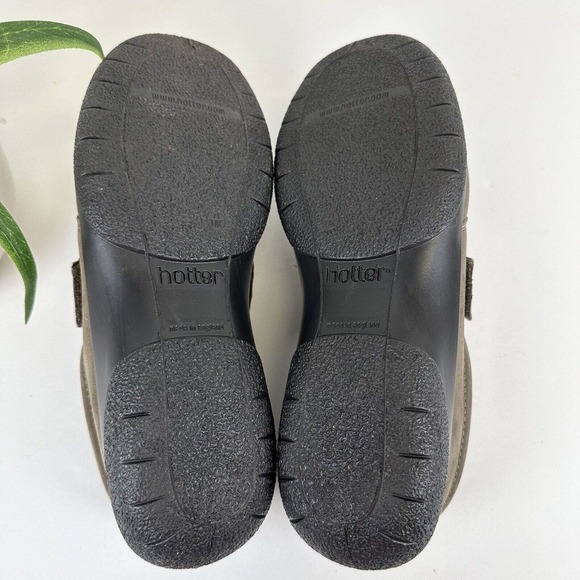 Hotter Comfort Concept Brown Sugar Loafers Monk Strap Shoes Womens Size US 9.5 - Picture 8 of 11